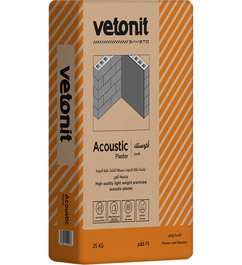 Acoustic Plaster High quality lightweight premixed acoustic plaster.