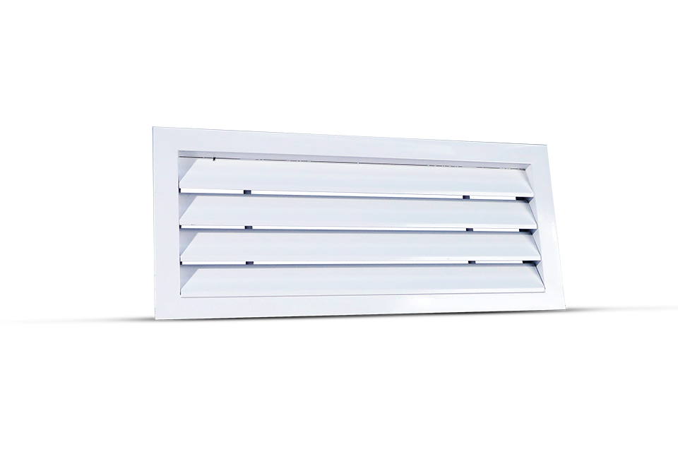 01-CI-AIR-L-H(with Horizontal Fixed Vanes, without Damper)-LOUVERS--cooling-industry
