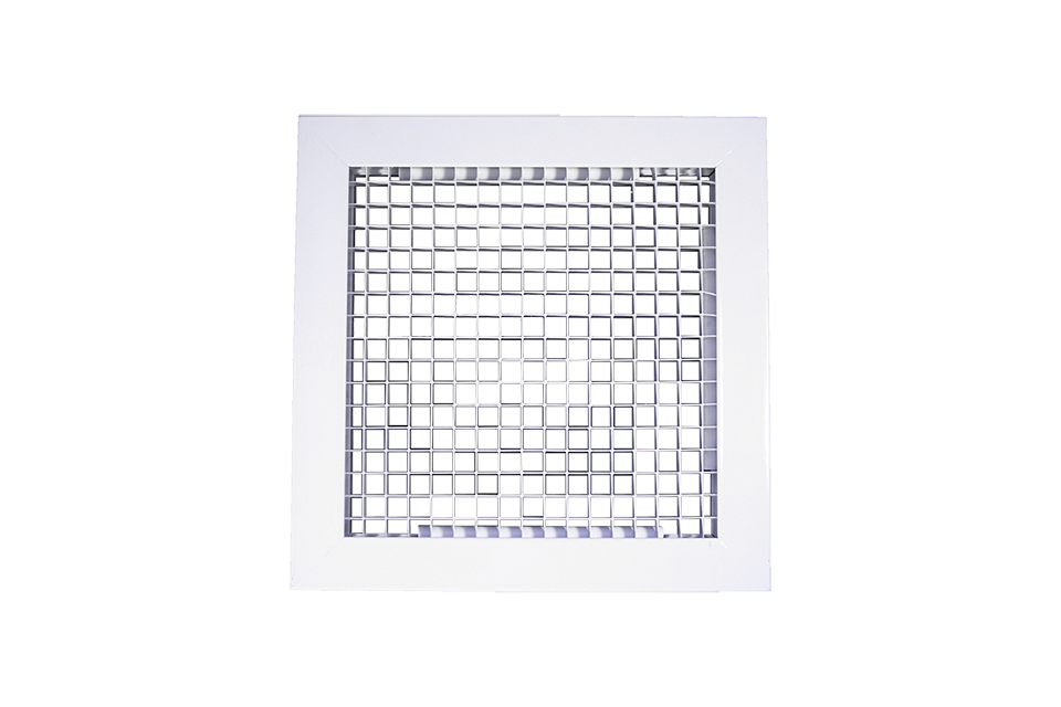 12-CI-Air-EG-H-(Extruded Aluminum core)-RETURN EGG CRATE STYLE GRILLE-Without Volume Damper-cooling-industry