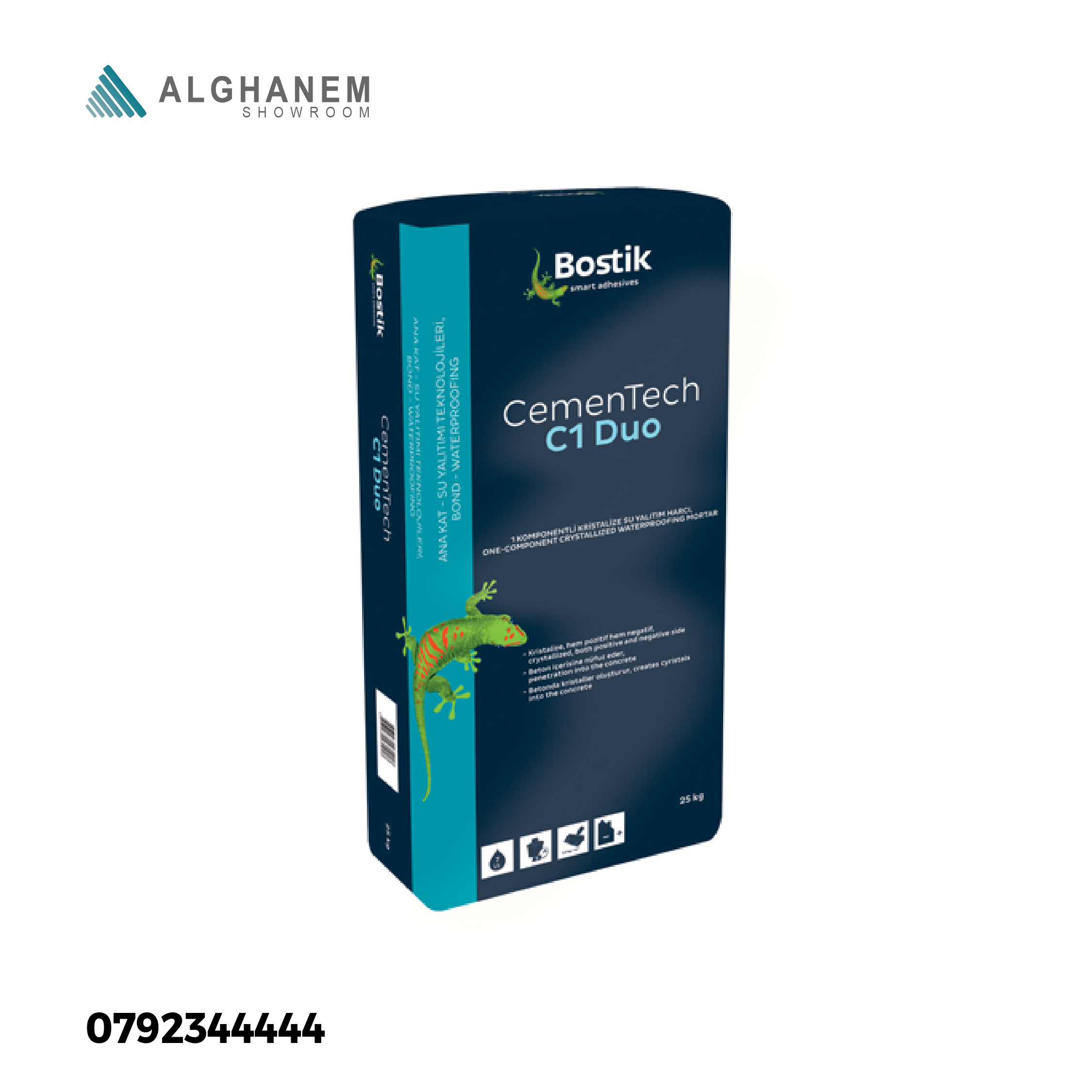 Bostik 	CemenTech C1 Duo 	 عزل مائي بخاصية الكريستلاين _ ALGANEM_GROUP