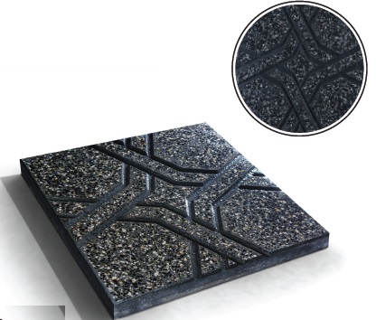 Braids-Pattern_outdoor-Sidewalk_concrete - Traditional - Terrazo - Tiles - Al Mutatawera for Concrete Products