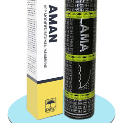 LAMAWP- LAMA-Water-Proofing-AMAN waterproofing membrane,high-performing membrane,modified with atactic polypropylene (APP).