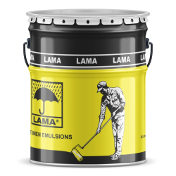 LAMAWP-LAMASOL is a cold applied rubberized bitumen emulsion