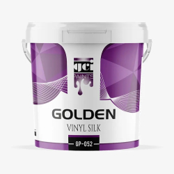 04-VINYL SILK acrylic Water Based paint- Semi-Gloss - Golden Chemical   دهان فاينل سيلك اساس مائي اكريليكي