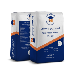 Northen cement company_ شركة اسمنت الشمالية_ الاسمنت الأبيض البورتلاندي  CEM I 52.5N