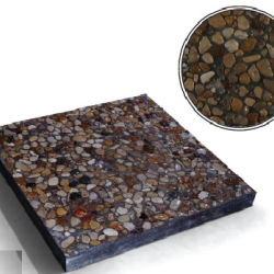 River-stone_outdoor-Sidewalk_concrete - Traditional -  Tiles - Al Mutatawera for Concrete Products